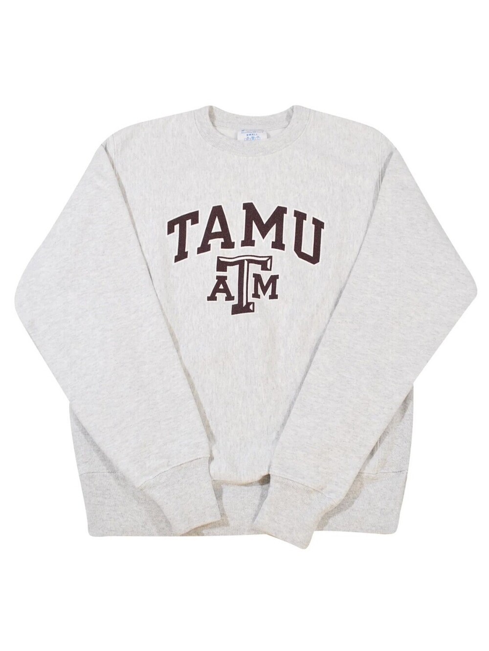 Texas A&M Aggies Champion Brand Reverse Weave NCAA Football Sweatshirt Small